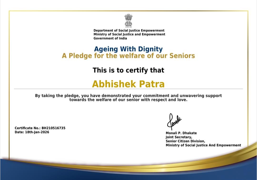 *Department of Ageing With Dignity | A Pledge for the welfare of our Seniors | Social Justice Empowerment - Ministry of Social Justice and Empowerment Government of India  Ageing With Dignity