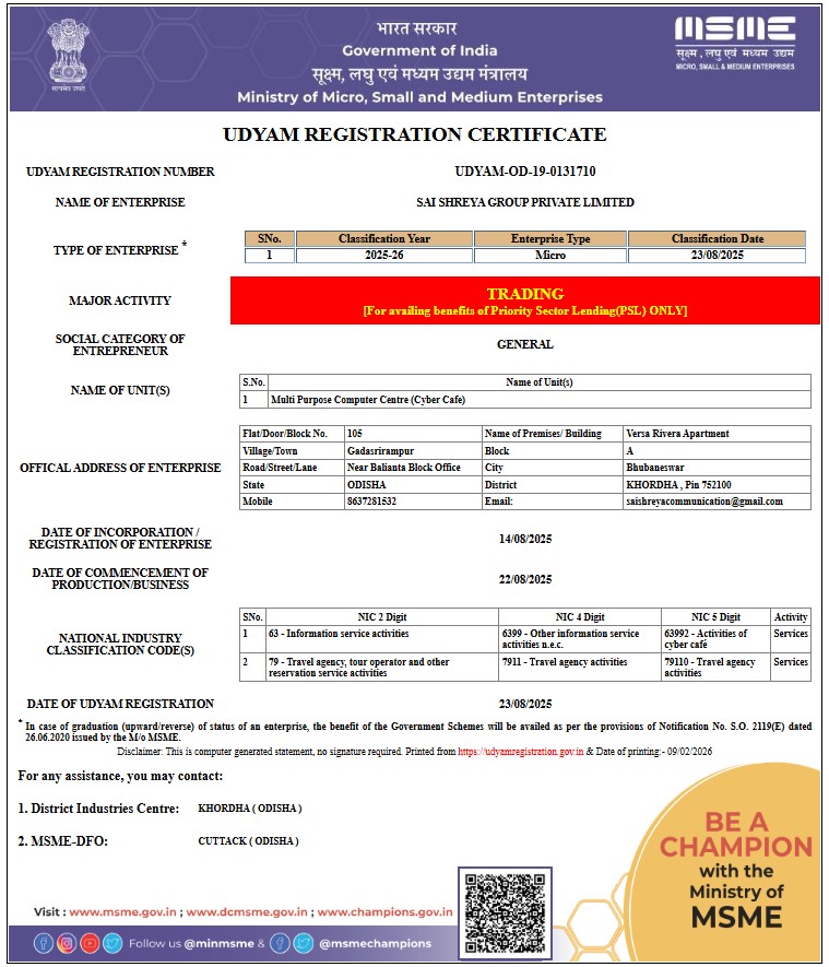 Ministry Small & Micro Enterprises 